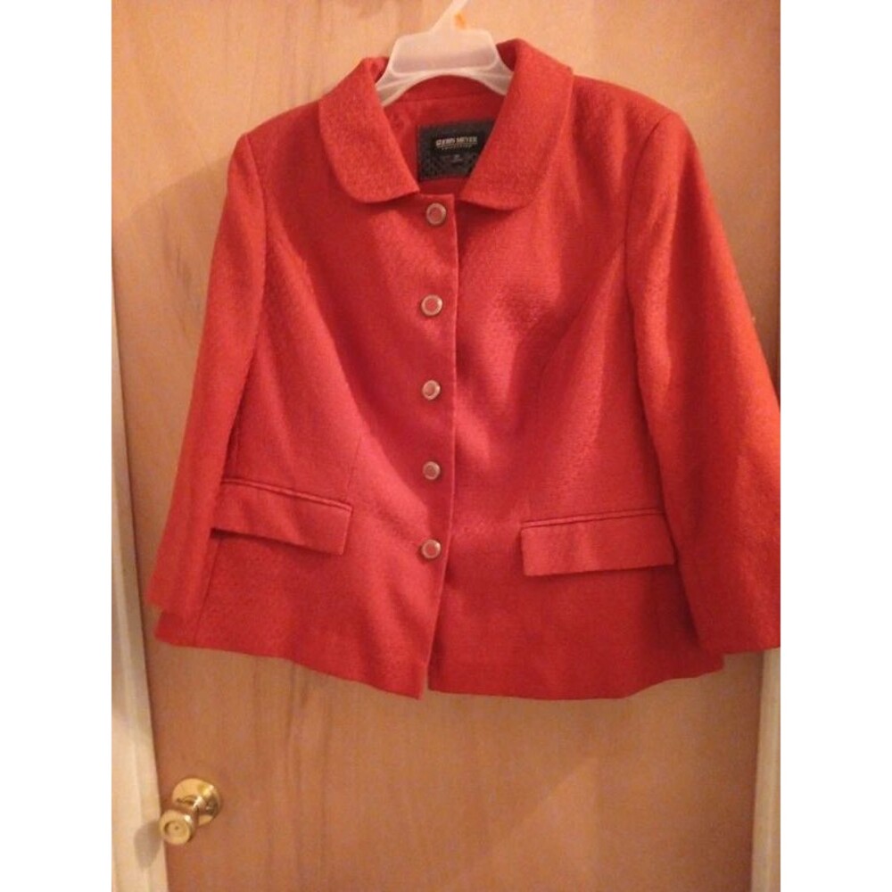 Women's16W John Meyer vintage burnt orange blazer